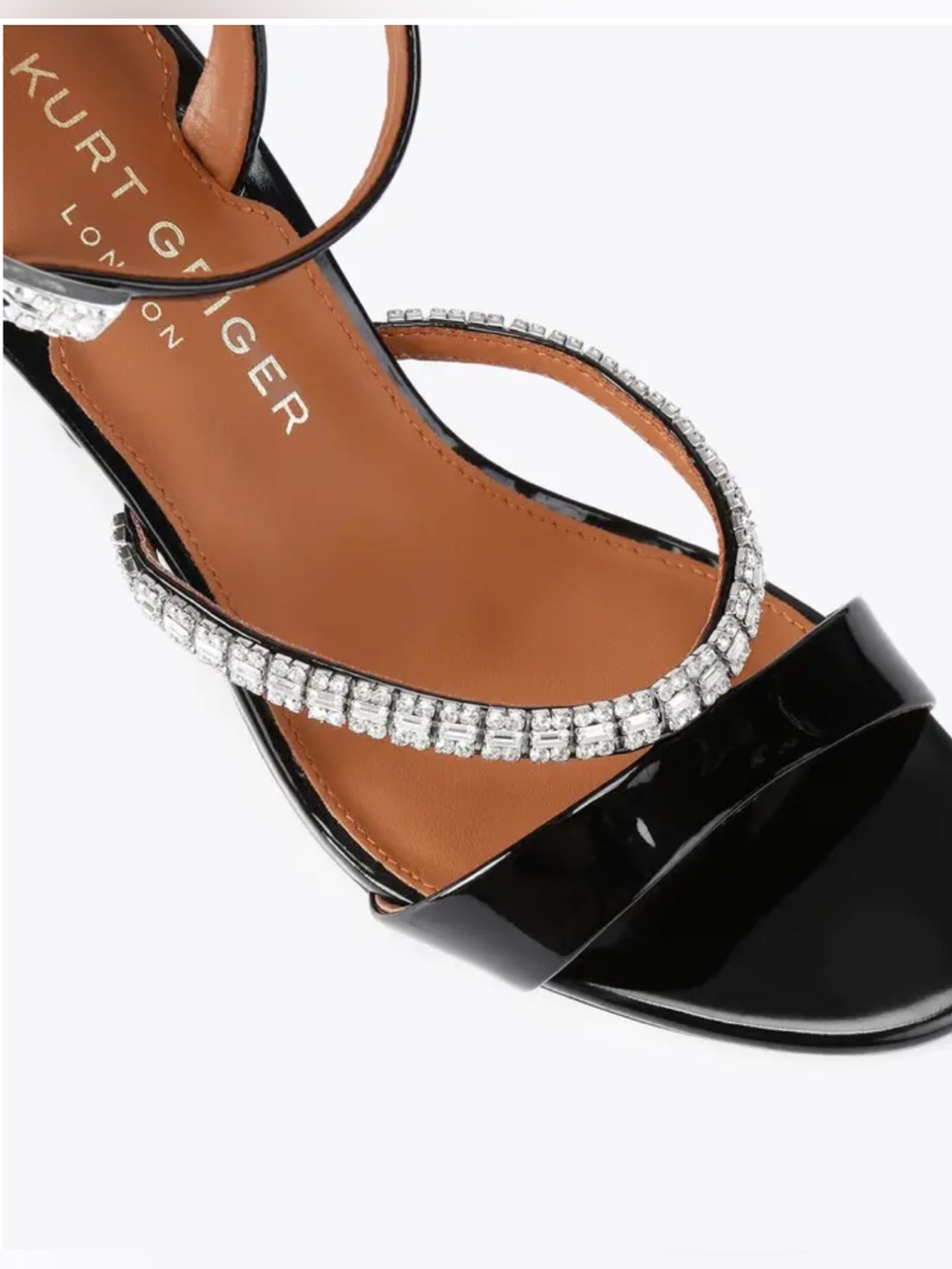 NIB Kurt Geiger Crystal Strap Sandals Heels $235 size 40/9 - Picture 5 of 5